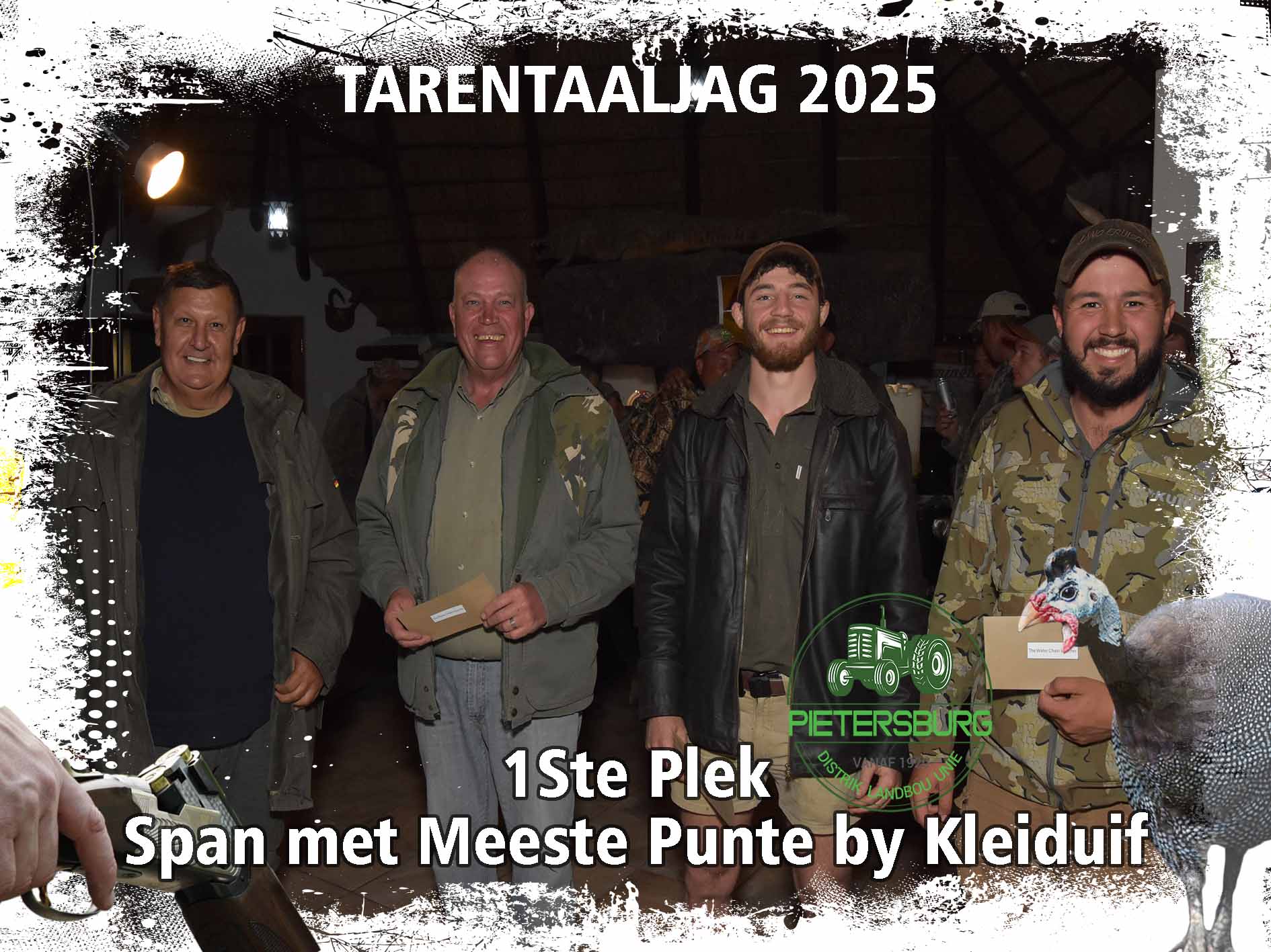 1ste plek: kleiduif