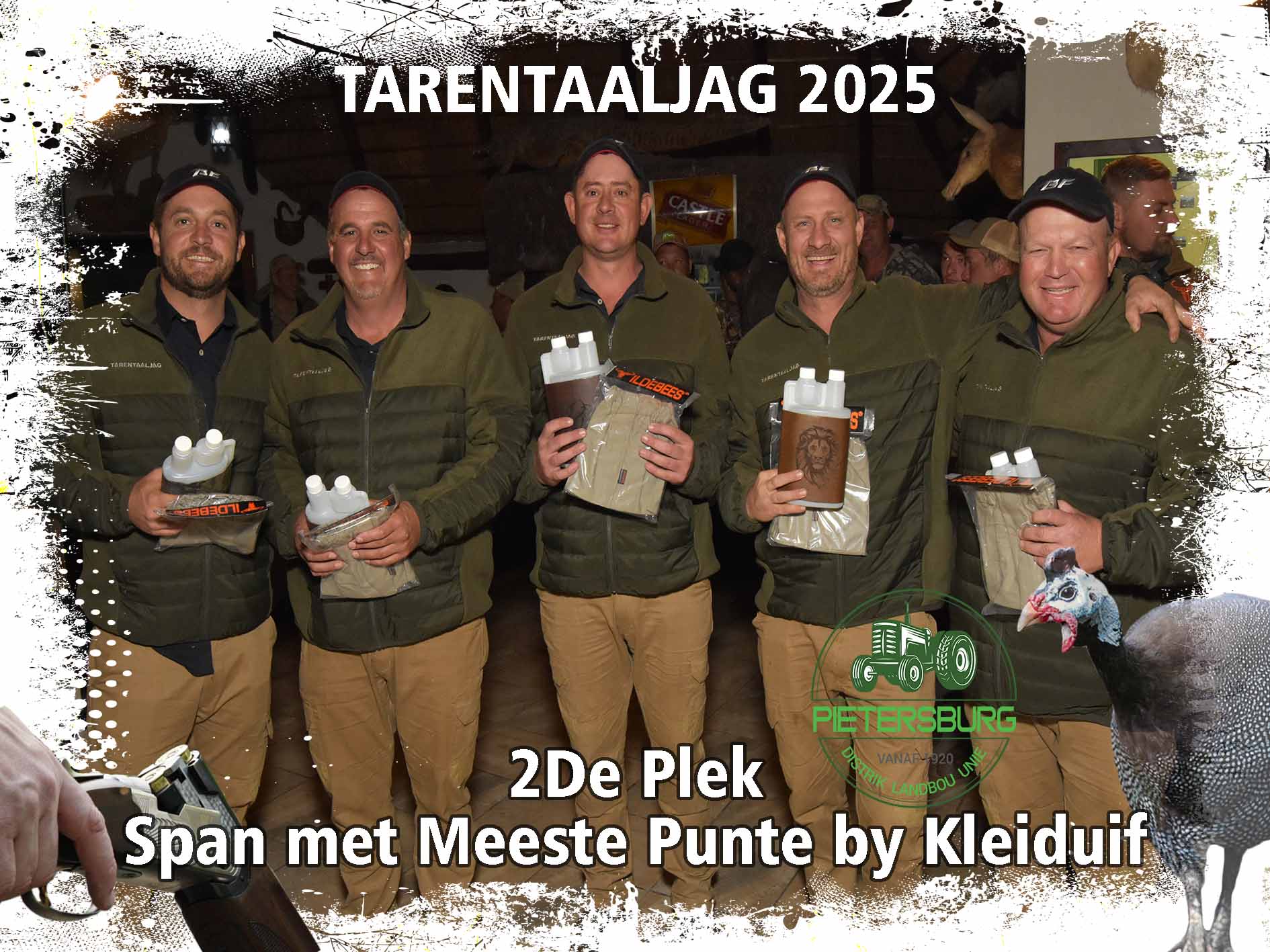 2de plek: kleiduif
